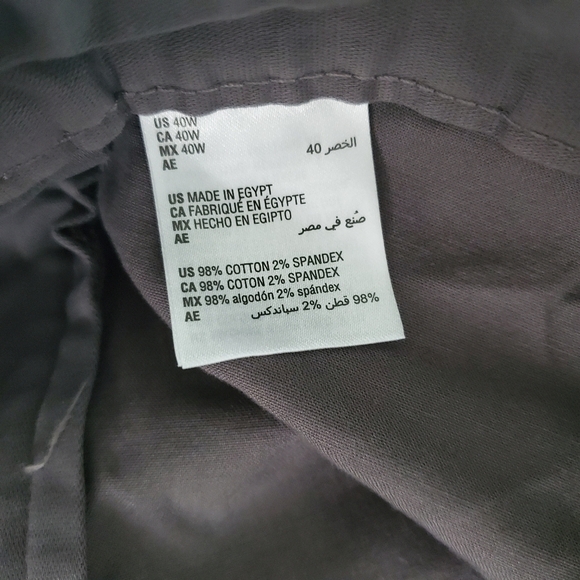 NEW Tasso Elba Gray Chino Shorts - Picture 4 of 4